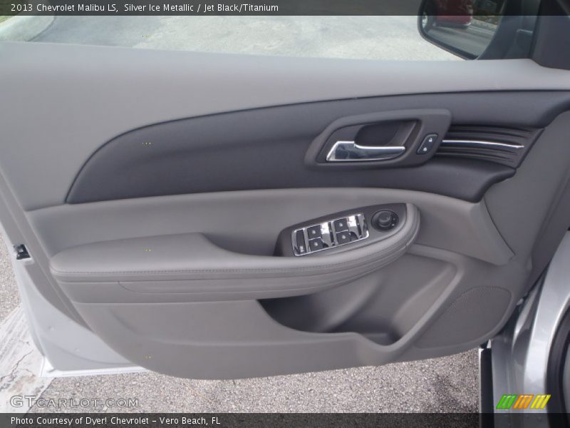 Silver Ice Metallic / Jet Black/Titanium 2013 Chevrolet Malibu LS