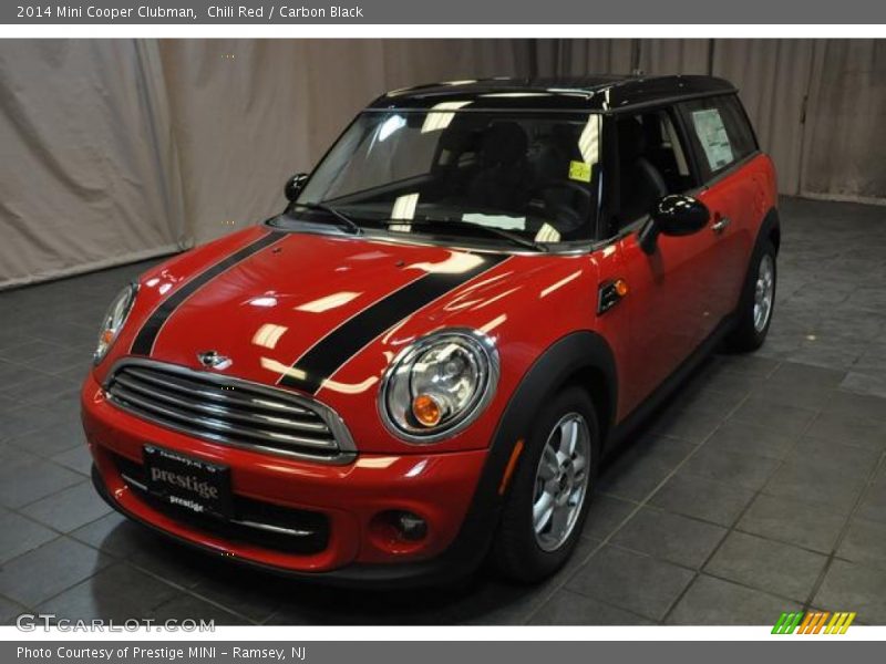 Chili Red / Carbon Black 2014 Mini Cooper Clubman