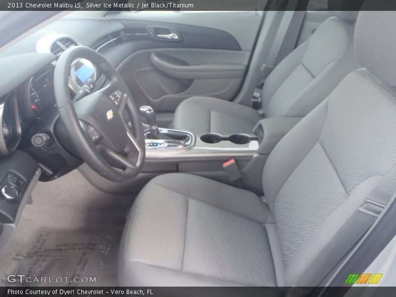 Silver Ice Metallic / Jet Black/Titanium 2013 Chevrolet Malibu LS