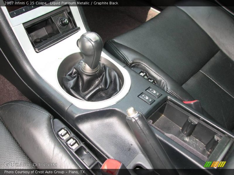 Liquid Platinum Metallic / Graphite Black 2007 Infiniti G 35 Coupe