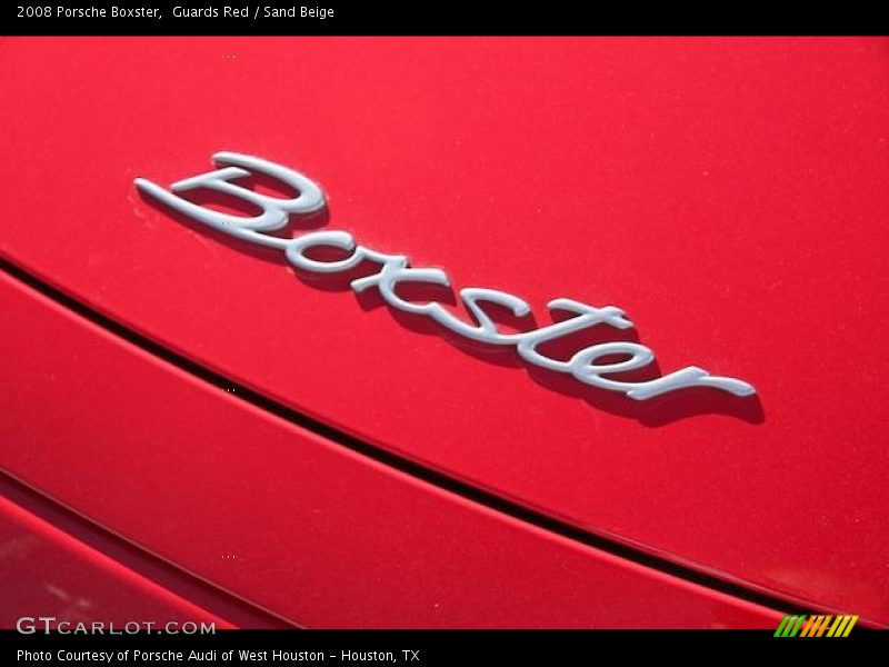 Guards Red / Sand Beige 2008 Porsche Boxster