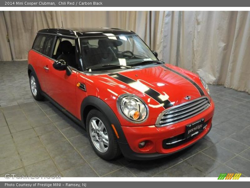 Chili Red / Carbon Black 2014 Mini Cooper Clubman