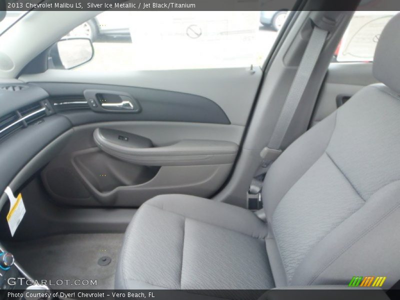 Silver Ice Metallic / Jet Black/Titanium 2013 Chevrolet Malibu LS