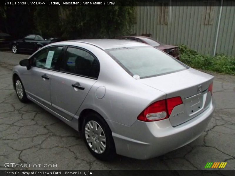 Alabaster Silver Metallic / Gray 2011 Honda Civic DX-VP Sedan