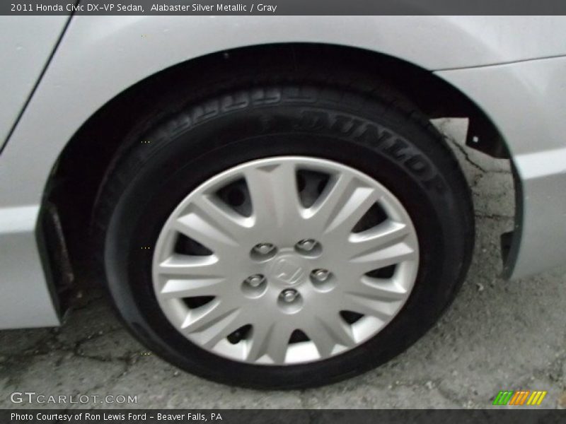 Alabaster Silver Metallic / Gray 2011 Honda Civic DX-VP Sedan