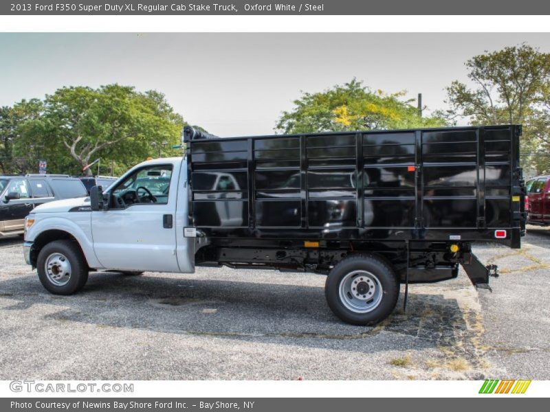  2013 F350 Super Duty XL Regular Cab Stake Truck Oxford White