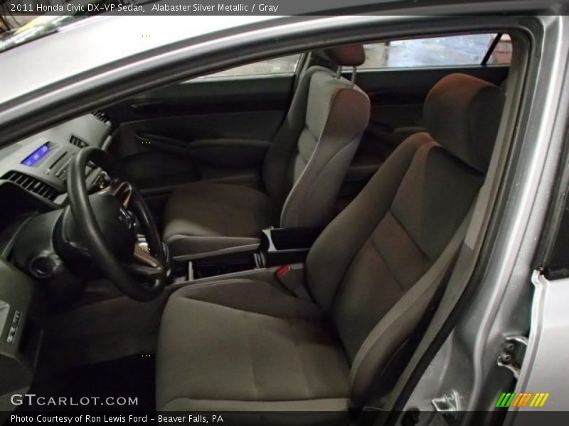 Alabaster Silver Metallic / Gray 2011 Honda Civic DX-VP Sedan