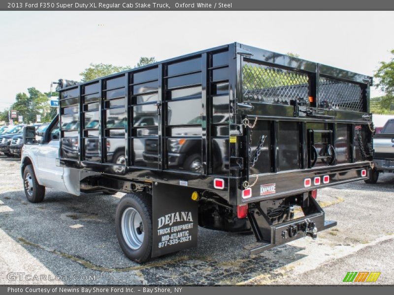 Oxford White / Steel 2013 Ford F350 Super Duty XL Regular Cab Stake Truck