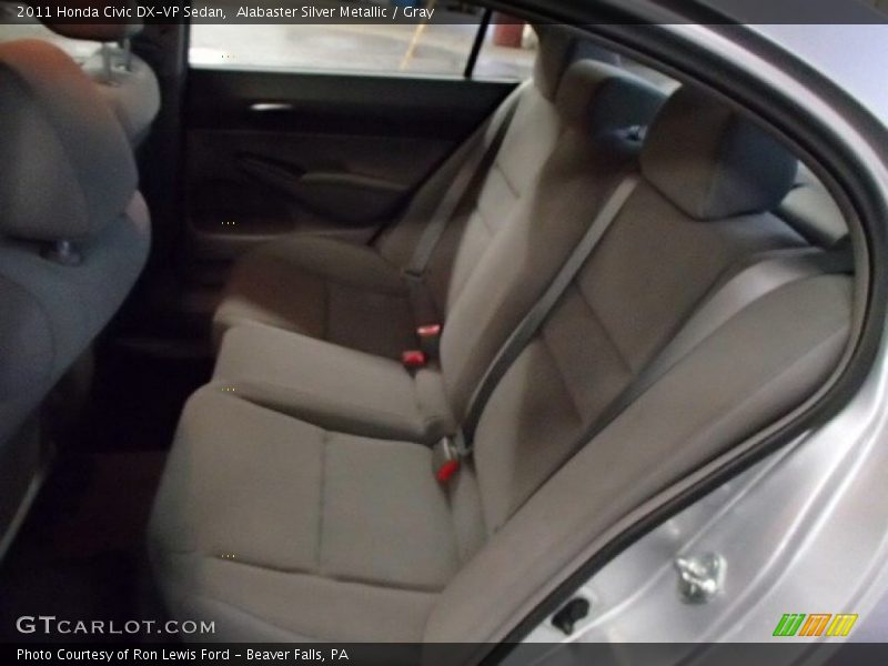 Alabaster Silver Metallic / Gray 2011 Honda Civic DX-VP Sedan