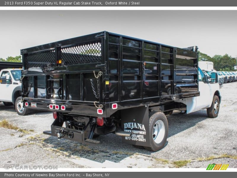 Oxford White / Steel 2013 Ford F350 Super Duty XL Regular Cab Stake Truck