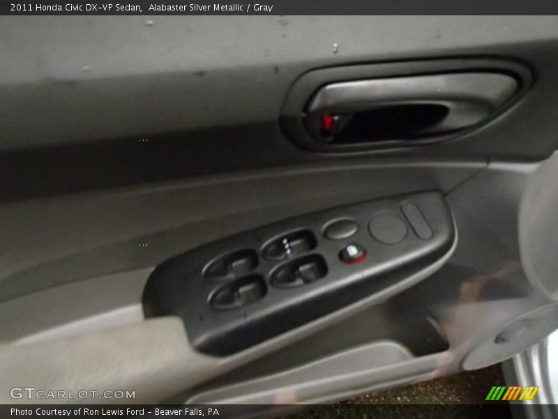 Alabaster Silver Metallic / Gray 2011 Honda Civic DX-VP Sedan