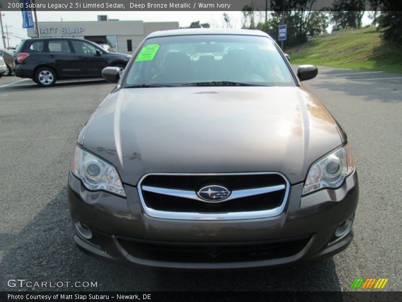Deep Bronze Metallic / Warm Ivory 2008 Subaru Legacy 2.5i Limited Sedan