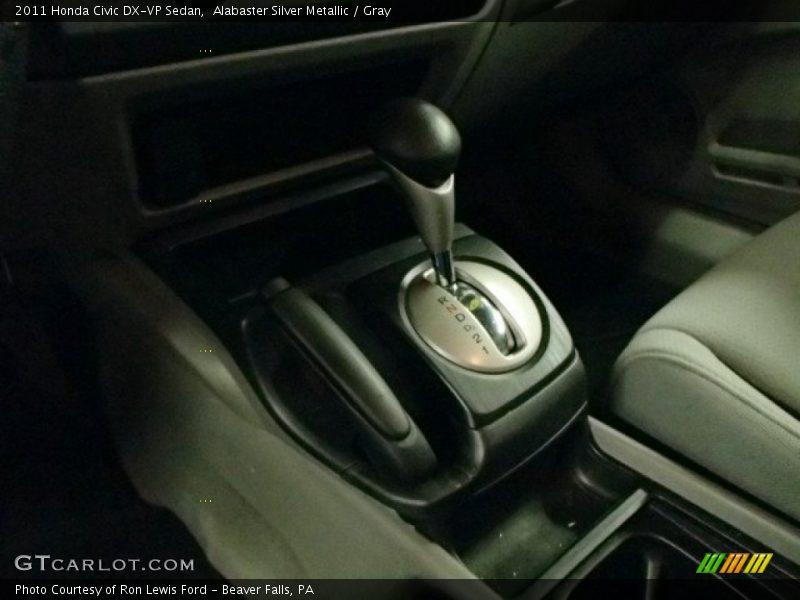Alabaster Silver Metallic / Gray 2011 Honda Civic DX-VP Sedan