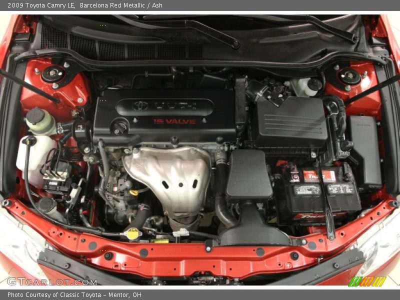 Barcelona Red Metallic / Ash 2009 Toyota Camry LE