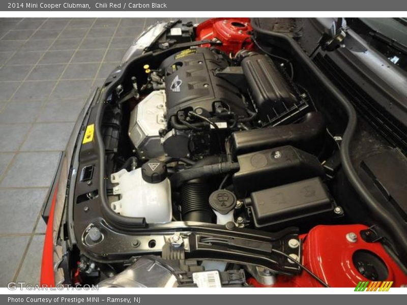 Chili Red / Carbon Black 2014 Mini Cooper Clubman