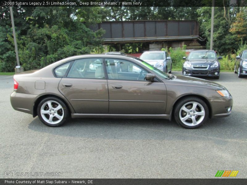 Deep Bronze Metallic / Warm Ivory 2008 Subaru Legacy 2.5i Limited Sedan