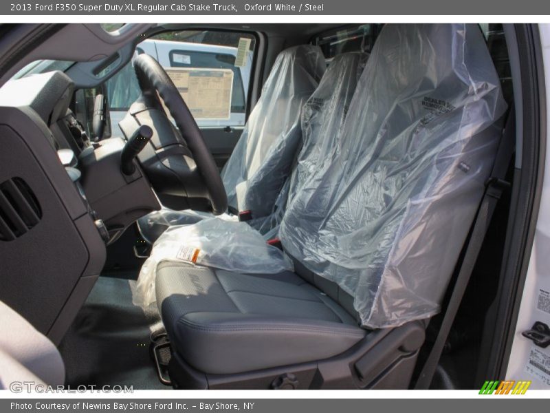 Oxford White / Steel 2013 Ford F350 Super Duty XL Regular Cab Stake Truck