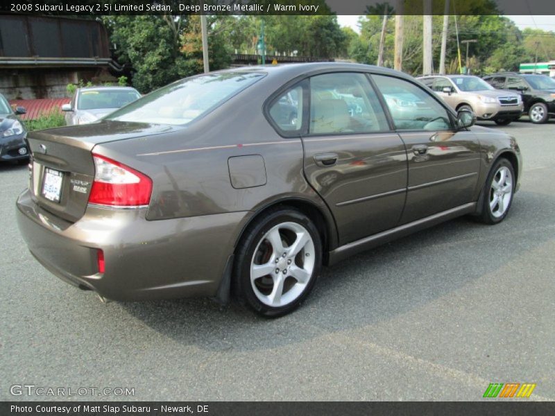 Deep Bronze Metallic / Warm Ivory 2008 Subaru Legacy 2.5i Limited Sedan