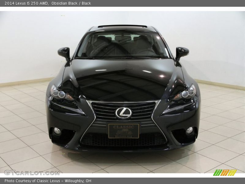 Obsidian Black / Black 2014 Lexus IS 250 AWD