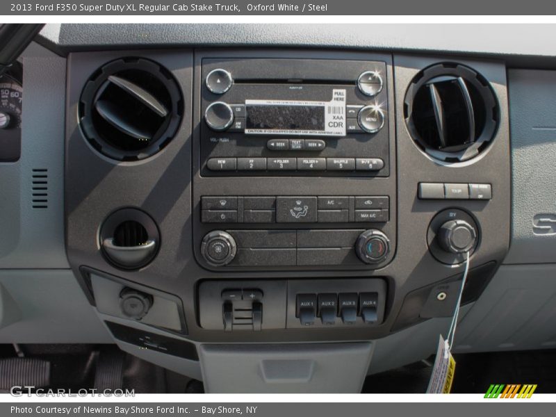 Oxford White / Steel 2013 Ford F350 Super Duty XL Regular Cab Stake Truck