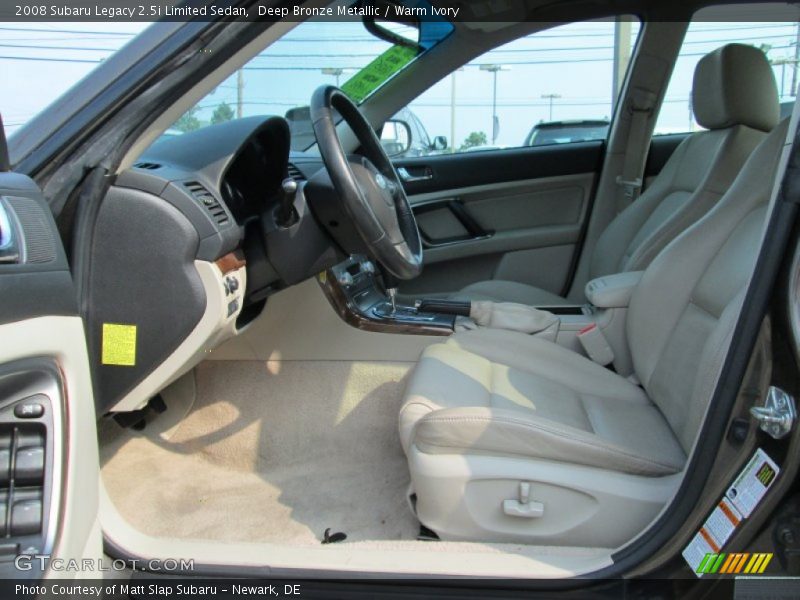 Deep Bronze Metallic / Warm Ivory 2008 Subaru Legacy 2.5i Limited Sedan