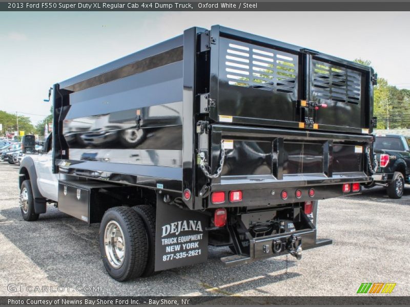 Oxford White / Steel 2013 Ford F550 Super Duty XL Regular Cab 4x4 Dump Truck