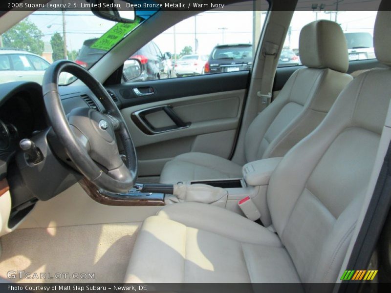Deep Bronze Metallic / Warm Ivory 2008 Subaru Legacy 2.5i Limited Sedan