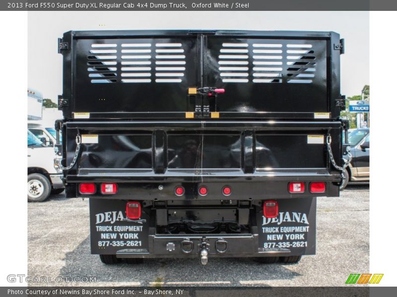 Oxford White / Steel 2013 Ford F550 Super Duty XL Regular Cab 4x4 Dump Truck