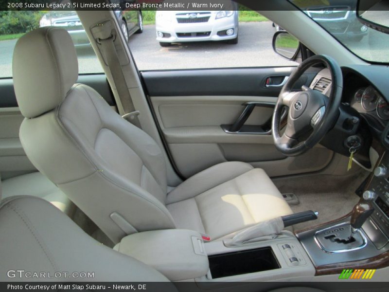 Deep Bronze Metallic / Warm Ivory 2008 Subaru Legacy 2.5i Limited Sedan
