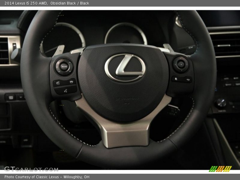 Obsidian Black / Black 2014 Lexus IS 250 AWD