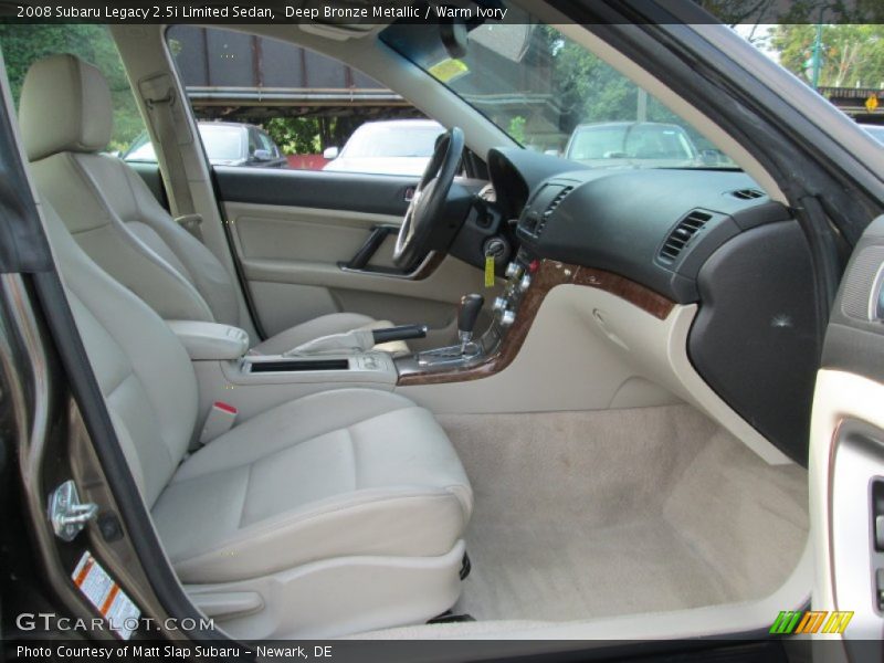 Deep Bronze Metallic / Warm Ivory 2008 Subaru Legacy 2.5i Limited Sedan