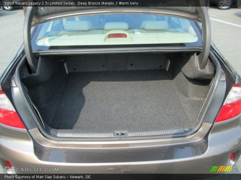 Deep Bronze Metallic / Warm Ivory 2008 Subaru Legacy 2.5i Limited Sedan