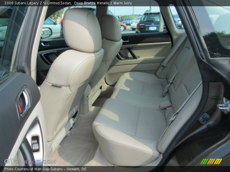 Deep Bronze Metallic / Warm Ivory 2008 Subaru Legacy 2.5i Limited Sedan