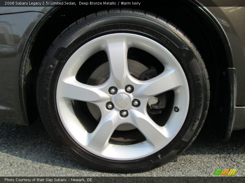 Deep Bronze Metallic / Warm Ivory 2008 Subaru Legacy 2.5i Limited Sedan