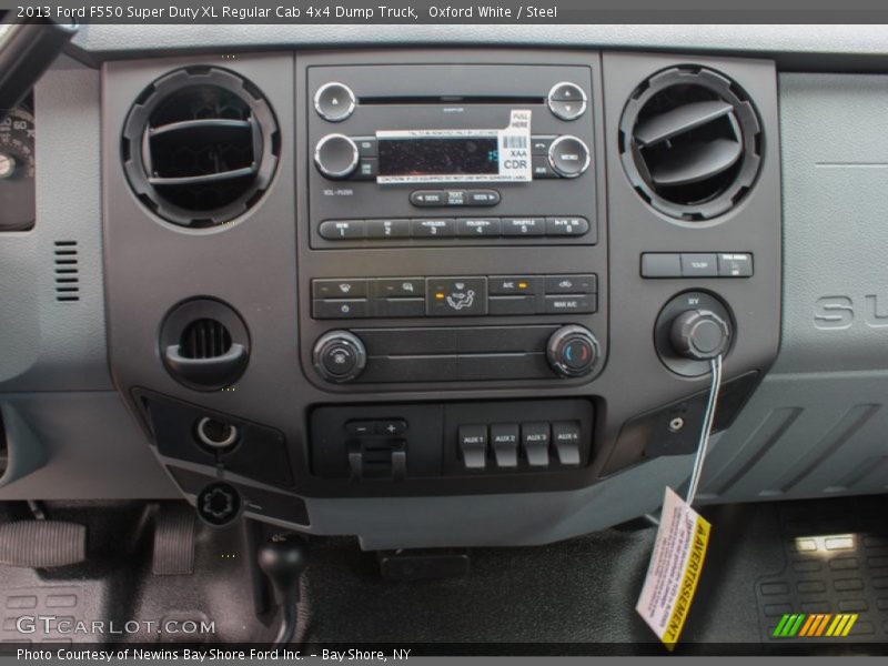 Controls of 2013 F550 Super Duty XL Regular Cab 4x4 Dump Truck