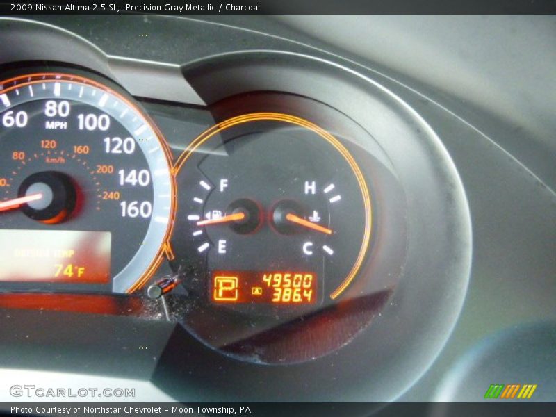 Precision Gray Metallic / Charcoal 2009 Nissan Altima 2.5 SL