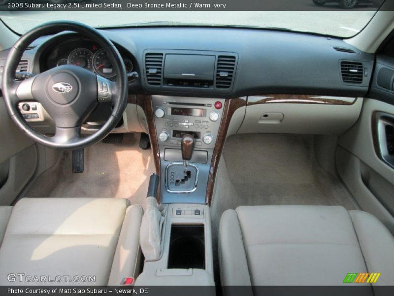 Deep Bronze Metallic / Warm Ivory 2008 Subaru Legacy 2.5i Limited Sedan