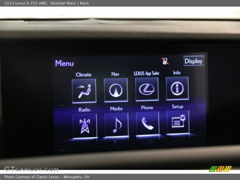 Obsidian Black / Black 2014 Lexus IS 250 AWD