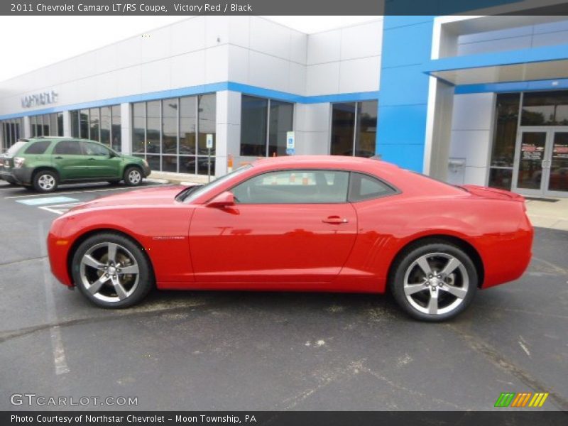 Victory Red / Black 2011 Chevrolet Camaro LT/RS Coupe