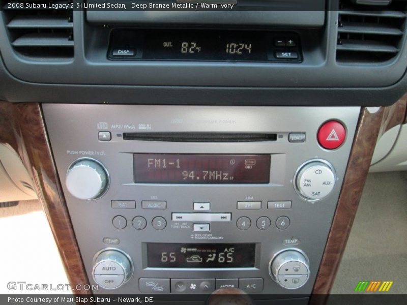 Deep Bronze Metallic / Warm Ivory 2008 Subaru Legacy 2.5i Limited Sedan