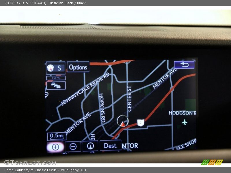 Obsidian Black / Black 2014 Lexus IS 250 AWD