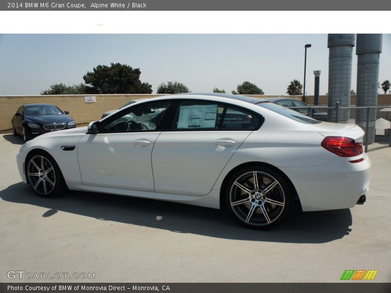 Alpine White / Black 2014 BMW M6 Gran Coupe