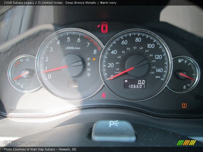 Deep Bronze Metallic / Warm Ivory 2008 Subaru Legacy 2.5i Limited Sedan