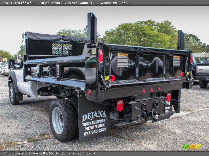 Oxford White / Steel 2013 Ford F550 Super Duty XL Regular Cab 4x4 Dump Truck