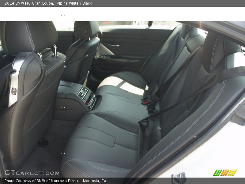Rear Seat of 2014 M6 Gran Coupe
