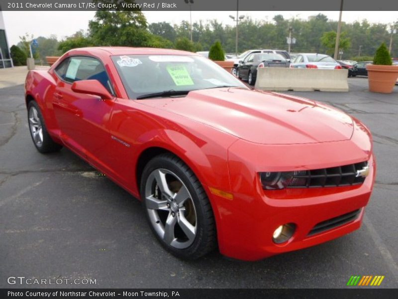 Victory Red / Black 2011 Chevrolet Camaro LT/RS Coupe