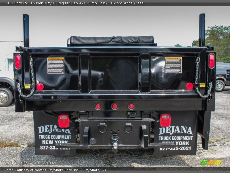 Oxford White / Steel 2013 Ford F550 Super Duty XL Regular Cab 4x4 Dump Truck