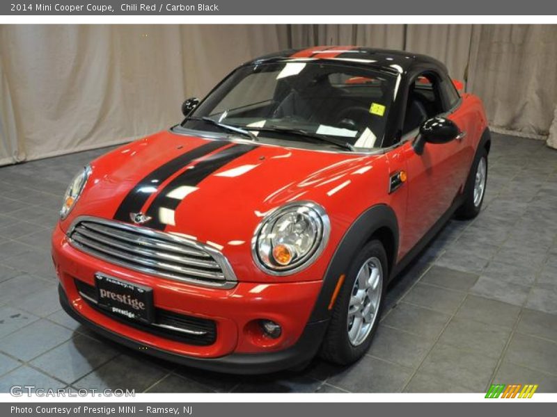 Chili Red / Carbon Black 2014 Mini Cooper Coupe