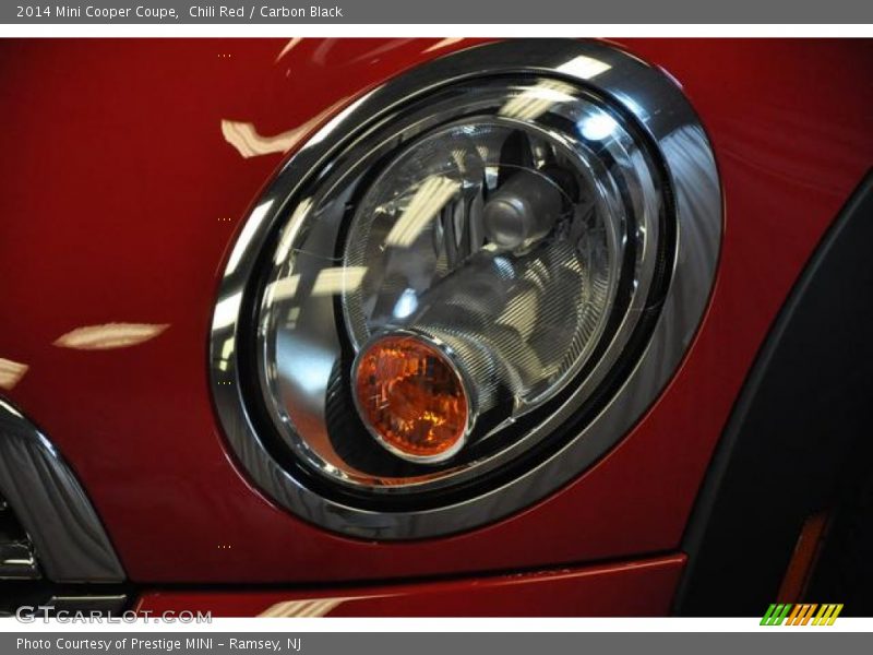 Chili Red / Carbon Black 2014 Mini Cooper Coupe
