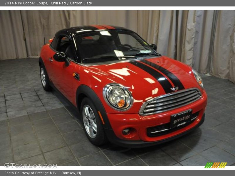 Chili Red / Carbon Black 2014 Mini Cooper Coupe